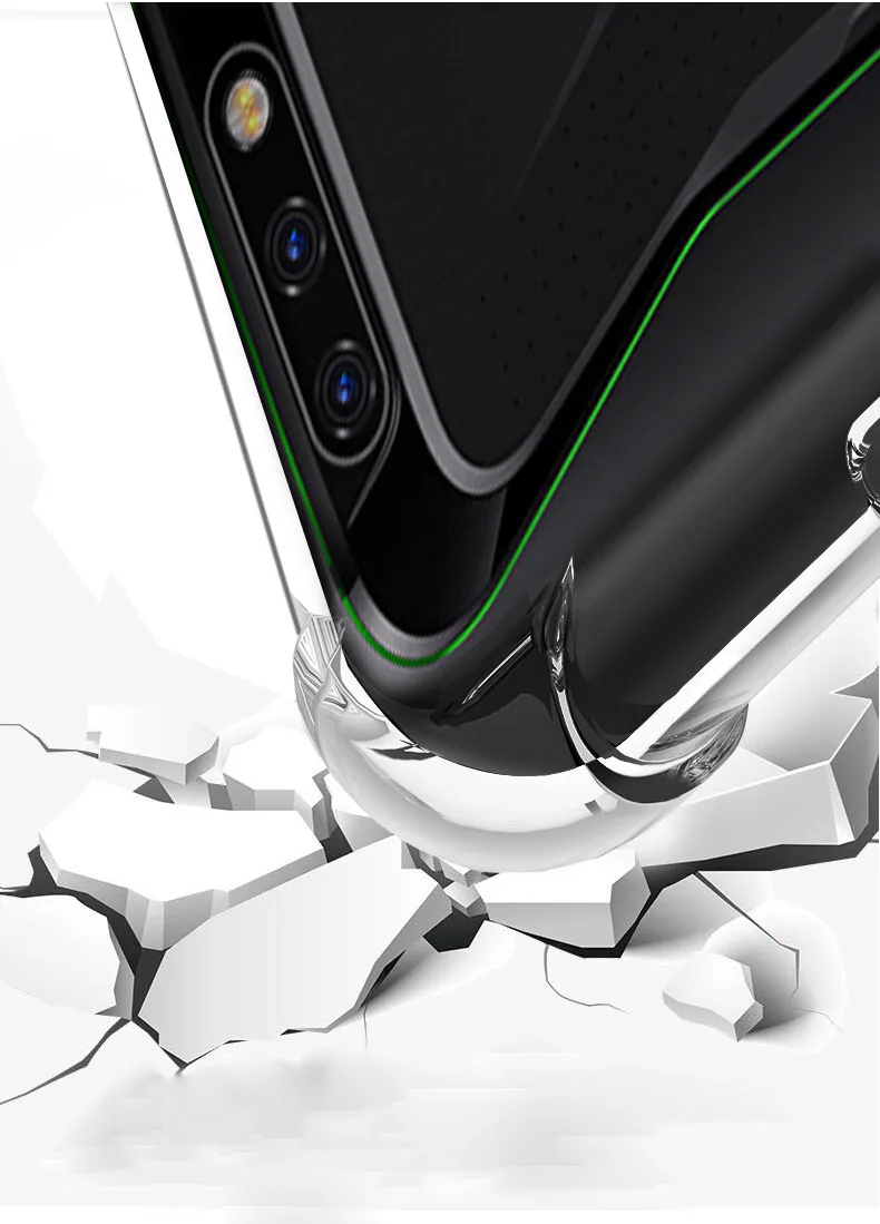 Funda de TPU suave con armadura resistente a prueba de golpes para teléfono Xiaomi Black Shark Gaming Black Shark 2 Helo Pro - imagen 2