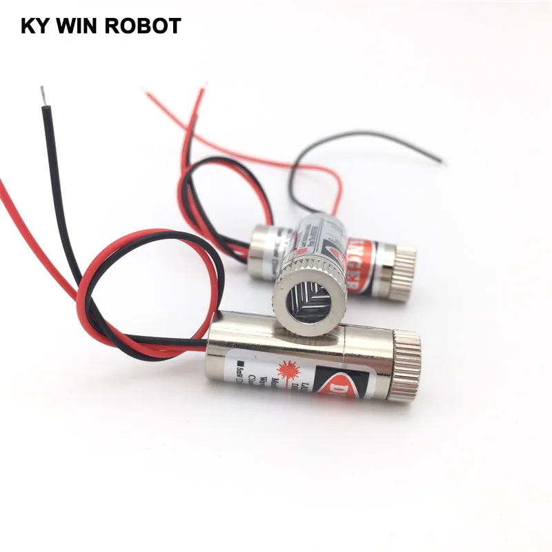 Módulo de línea láser roja cruzada, lente de vidrio enfocable, clase Industrial, 1 piezas, 650nm, 5mW - imagen 5