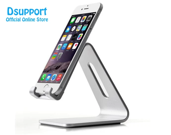 Soporte universal de aluminio para tableta, base de color plateado para tabletas y teléfonos de varios tamaños, AP-4S - imagen 3