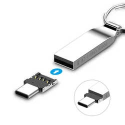 Mini Adaptador OTG USB-C a USB-A DM AD011