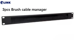 Panel Cepillo 1U Acero Inoxidable - Gestión Cables Rack 19 Pulgadas
