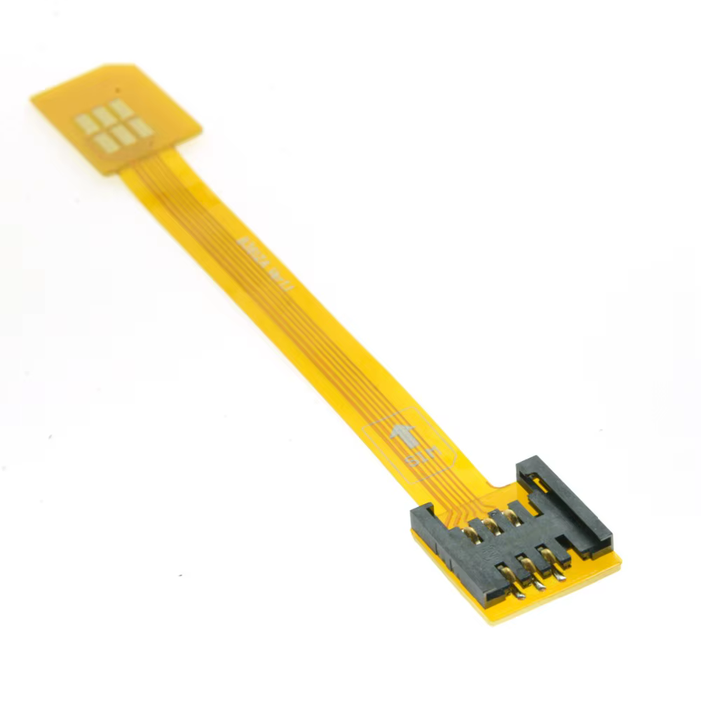 Extensor Tarjeta SIM Macho-Hembra GSM CDMA FPC Plano - imagen 4