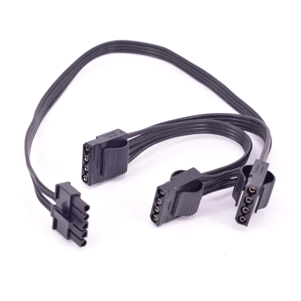 Cable de alimentación PSU Molex IDE 5P, periférico de 5 pines, 1 a 3 puertos, 4 pines, para Cooler Master G750M G650M G550M Modular - imagen 3