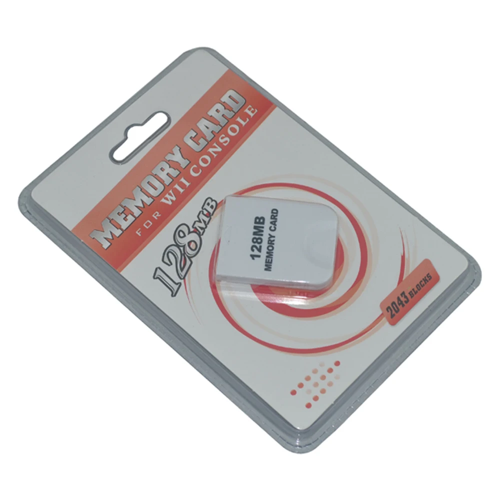 Tarjeta de almacenamiento de memoria para Wii, protector de alta calidad para GameCube, NGC, regalo de Navidad, 128MB, 10 piezas por lote - imagen 3