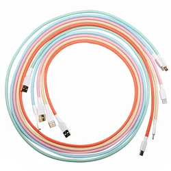 Cable USB-C de nailon trenzado con conectores chapados en oro