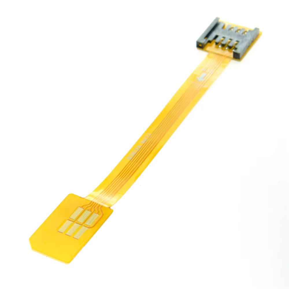 Extensor Tarjeta SIM Macho-Hembra GSM CDMA FPC Plano - imagen 3