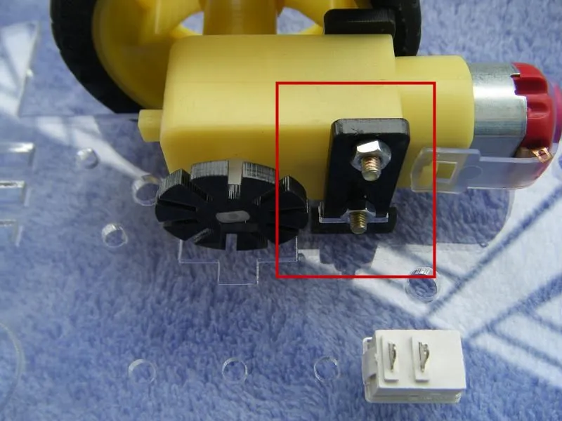 Marco fijo para Motor Arduino, Kit de Chasis de coche Robot inteligente, codificador de velocidad, caja de batería, 2WD, 4WD - imagen 5