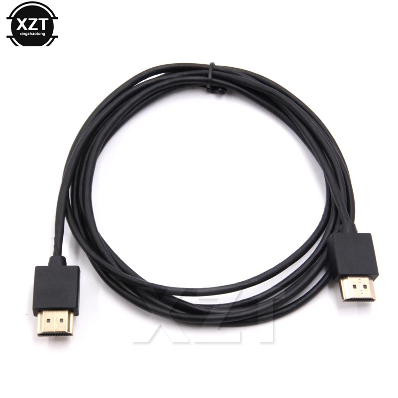 Cable compatible con HDMI HD 1080p, 1 piezas, chapado en oro 2,0 para Ethernet Premium con reproductor de DVD, televisión de 0,5 m, 1m, 1,5 m, 2m, 3m, nuevo - imagen 2