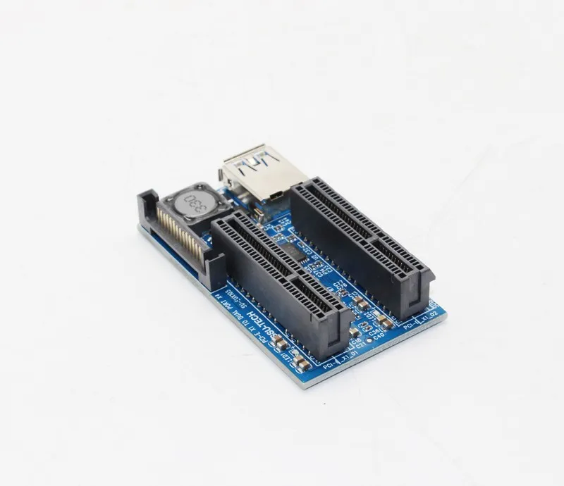 H1111Z conectores de Cables de ordenador, Cable de extensión PCI Express PCI-E Riser USB 3,0, adaptador USB SATA para ordenador - imagen 5