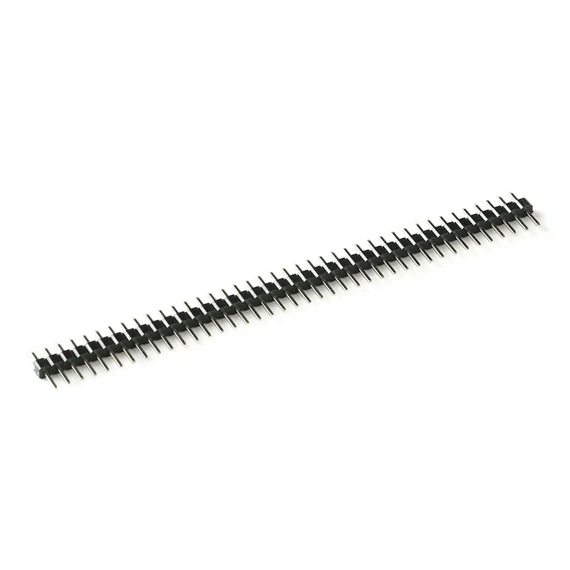 Cabezal de Pin macho de 2,0mm, Conector de cobre de 1x40P, 2x40p, 2,0mm, paso 2,0, fila simple/doble, 10 unids/lote - imagen 3