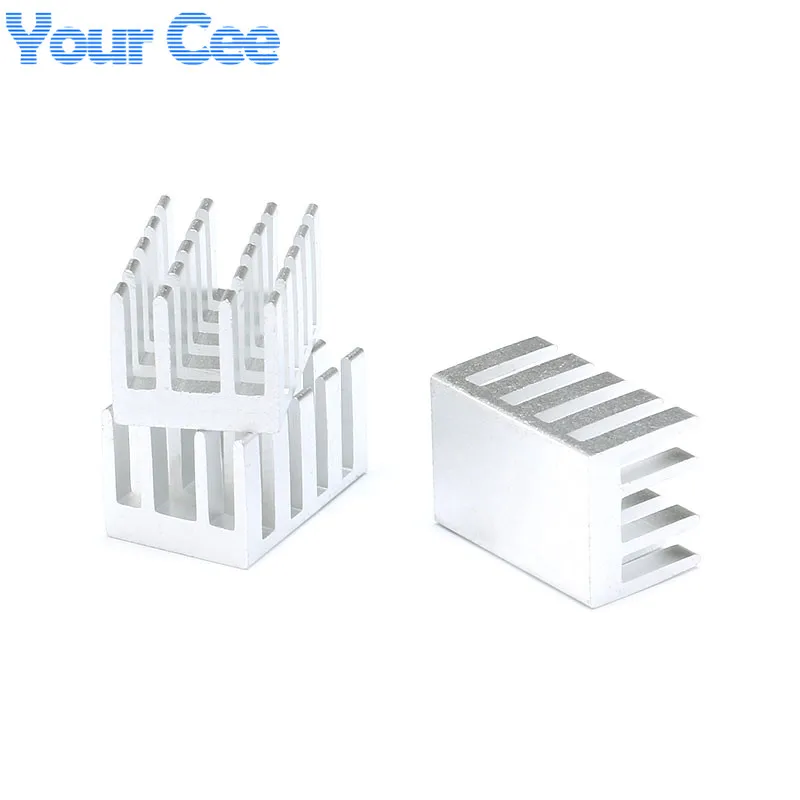 10 uds/2 uds disipador de calor radiador 19X13X11mm enfriador de aleta disipador de calor de aluminio para Chip IC LED 19*13*11mm - imagen 4