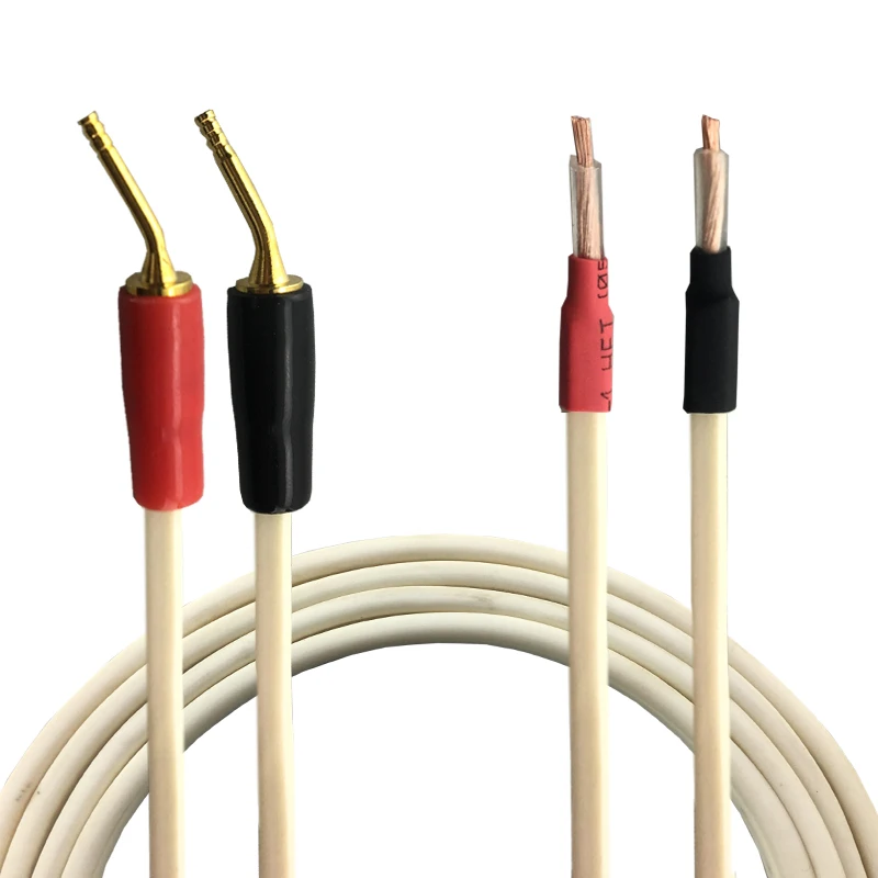 Cable de altavoz Banana de alta calidad, amplificador Multimedia de cine en casa, Cable de Audio DVD chapado en oro OFC 2,0-2,0 2,0-2Y 2,0-2B 1m 2m - imagen 5