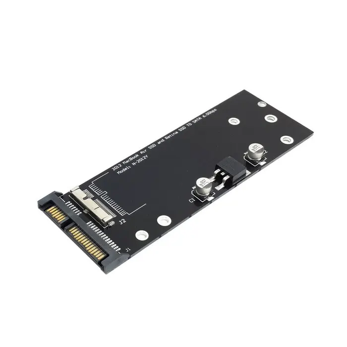 PCBA 17 + 7pin SSD HDD a SATA 22Pin unidad de cartucho de disco duro para Macbook Air Pro MD223 MD224 MD231 MD232 SSD - imagen 3