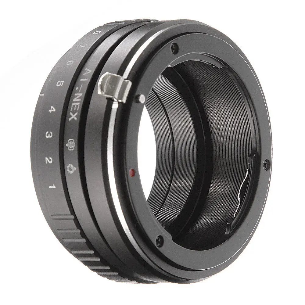 FOTGA Tilt-Shift 360 °   Adaptador de lente giratorio para Nikon AI S D, lente de montaje para Sony E-Mount NEX-5C NEX-F3 A6000 A6100 A6300 - imagen 5