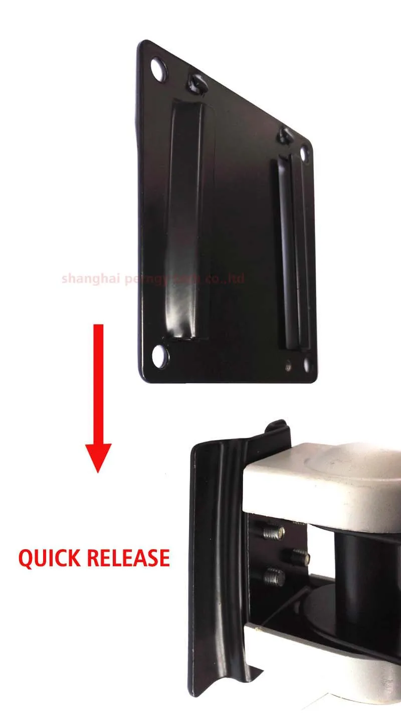 Soporte de pared para televisor LCD, pantalla LED plana de 10 "-26" y 20kg de movimiento completo, máximo VESA 100x100mm, soporte de Monitor de carga, LCD-5 - imagen 5