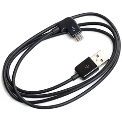 Cable micro USB macho 90 grados para móvil resistente