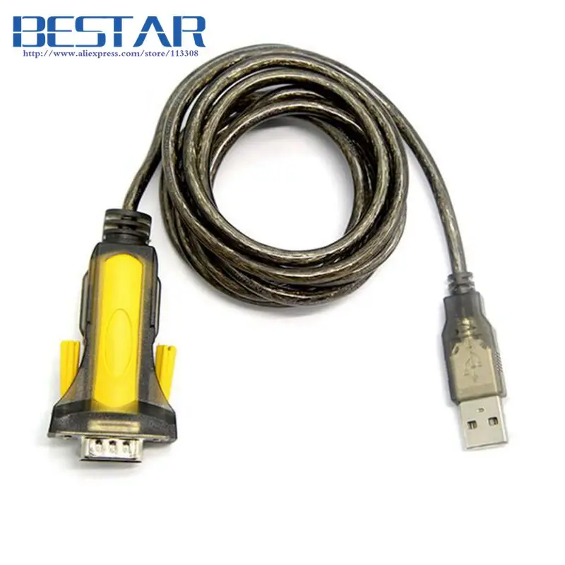 Cable adaptador de puerto serie USB macho a RS232 hembra, 1,5 m/5 pies, 9 pines DB9 con Chip para Windows 7, 8, comunicación PDA Vista de 32/64 bits - imagen 4