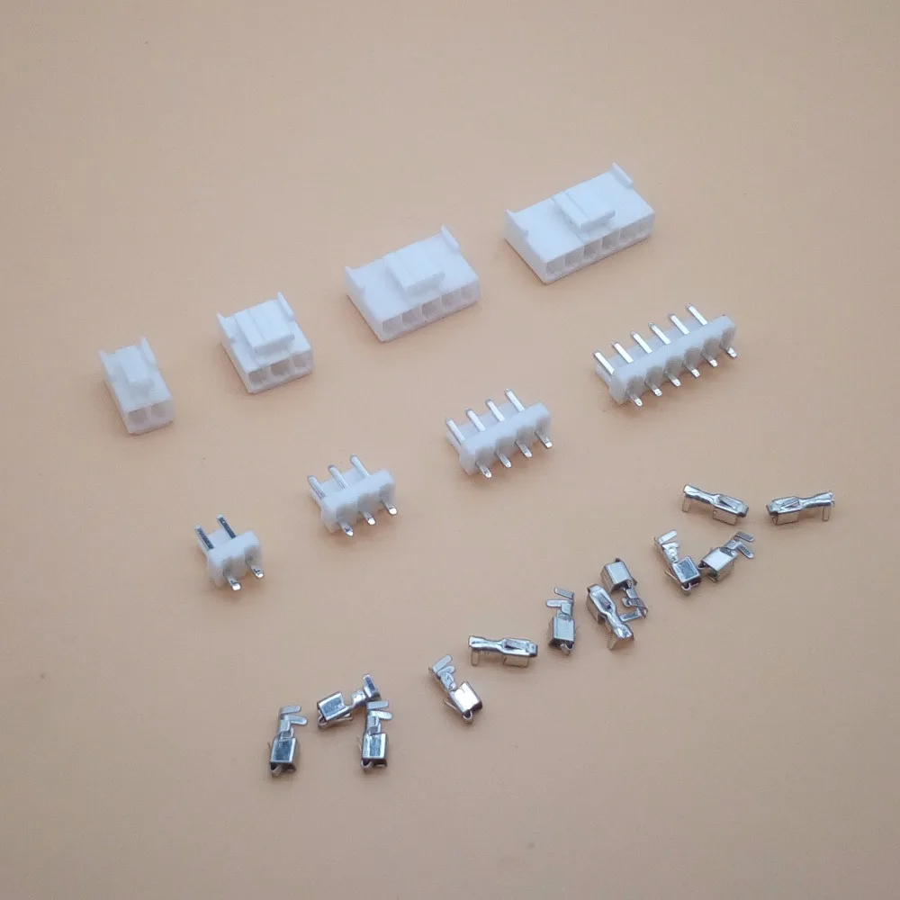 Kit Conectores VH 3.96mm Macho Hembra 2P 3P 4P 5P PCB - imagen 2