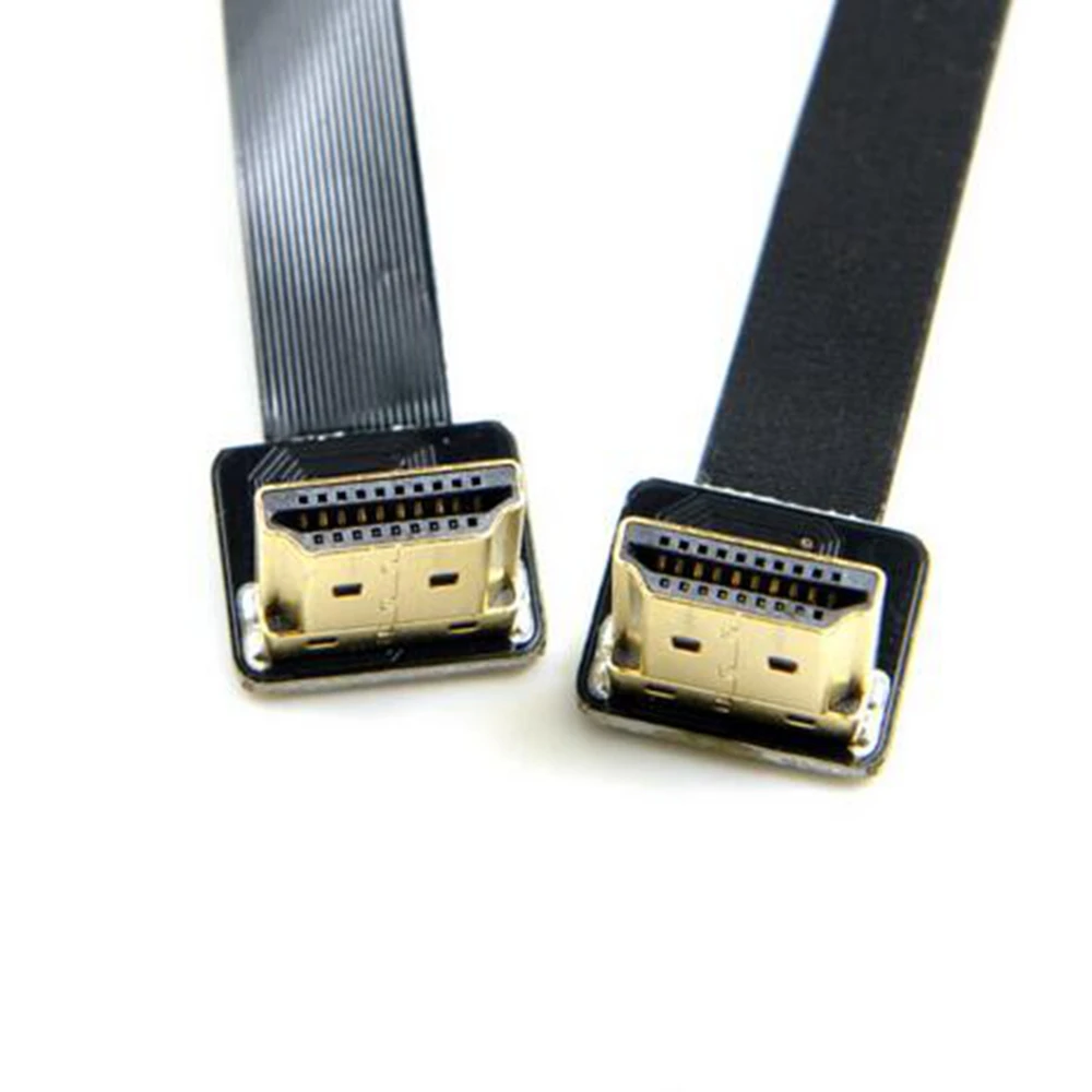 Cable plano HDTV FPC macho a macho compatible con HD de 90 grados en ángulo de 0,2 M para fotografía aérea multicóptero 10CM 50CM - imagen 5