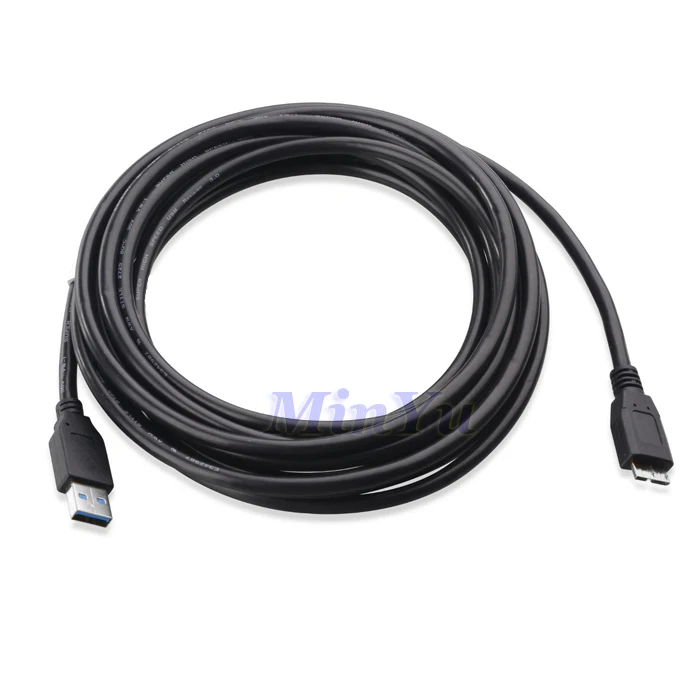 Cable USB 3,0 negro de 3 pies para disco duro externo Toshiba Canvio Desk 1TB 2TB 3TB, Canvio Basics 3,0 500GB 750GB 1TB 2TB - imagen 4