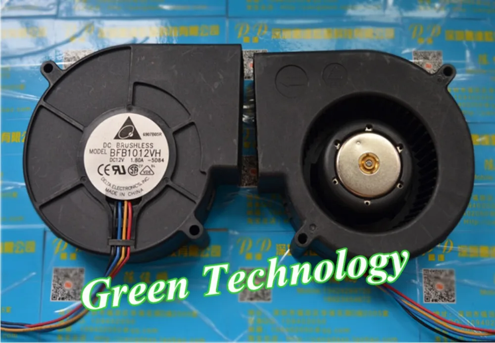 Delta-soplador industrial original BFB1012VH, horno de combustión, ventilador turbo, 12V, 1.8A, 9733 con 4 pines