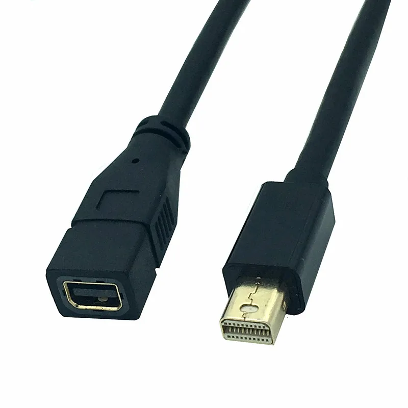 Cable de extensión de vídeo Mini DisplayPort M/F macho a hembra Mini DisplayPort 4K con soporte HBR2 - Extensión Mini DP 0,3 m - imagen 2