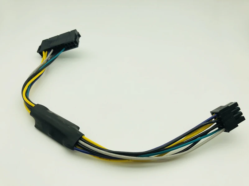 Cable de alimentación de 24 pines a 8 pines para Dell, adaptador de placa base ATX 24P a 8P, 30cm, Optiplex 3020 7020 9020
