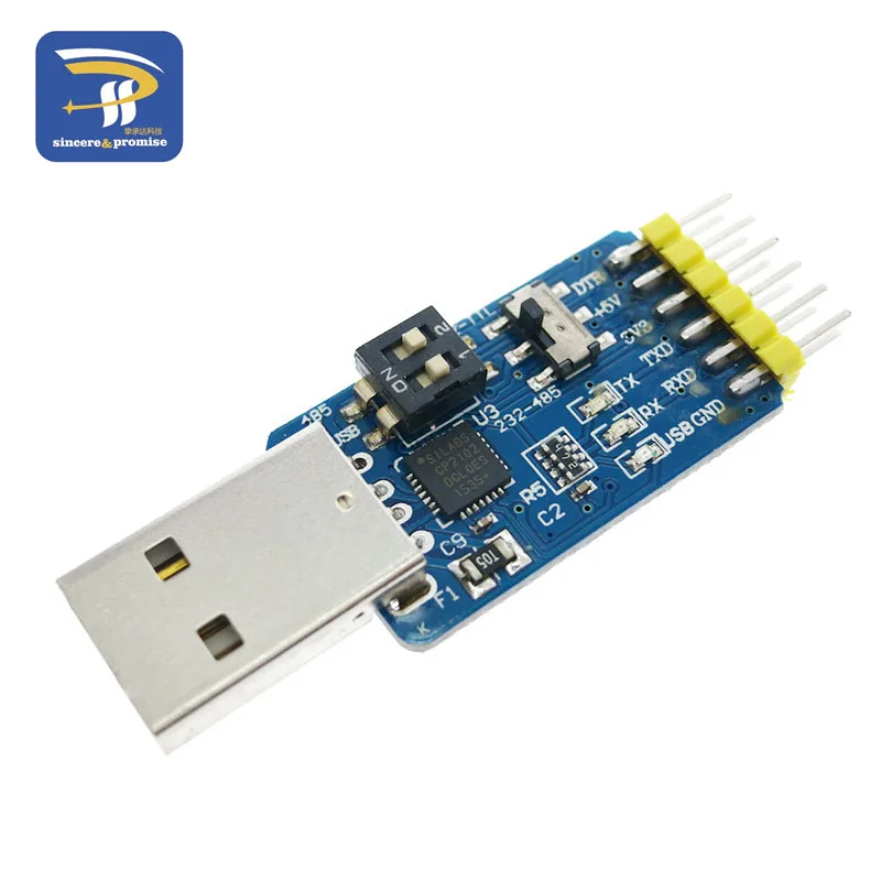 Módulo UART CP2102 de 5 pines, convertidor de serie STC, reemplazo del Módulo adaptador FT232, alimentación de 2,0 V/5V para Arduino, USB 485 a TTL 232, 3,3 - imagen 5
