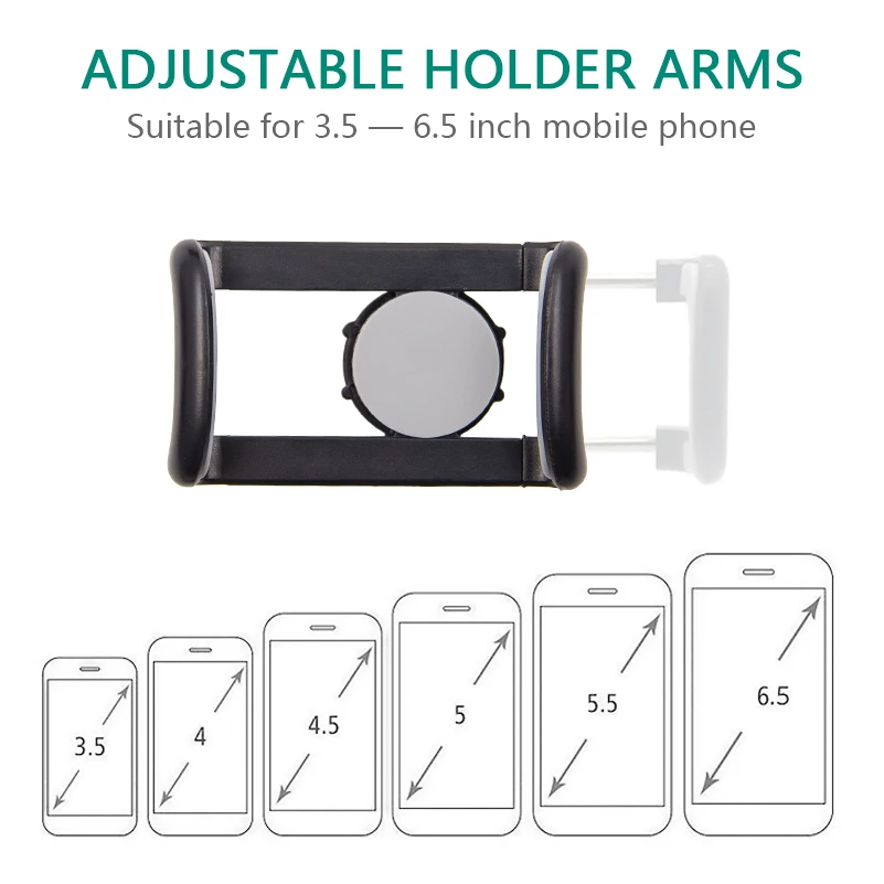 Soporte Universal de teléfono móvil para salpicadero de coche, accesorio ajustable de 360 grados, con agarre - imagen 3