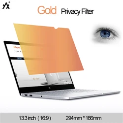 Filtro Privacidad Oro Portátil – Protector Antideslumbrante Monitor