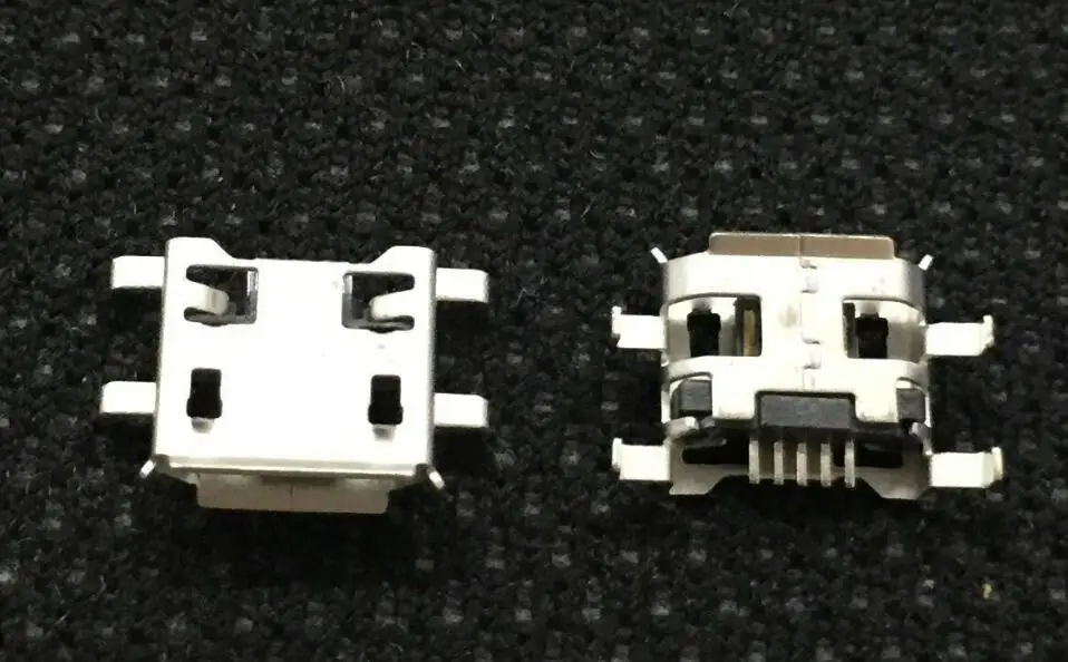 10 Uds conector Micro USB 5pin 0,72mm placa pesada tipo B tiene conector hembra lateral rizado para Mini USB móvil reparación tableta móvil - imagen 2