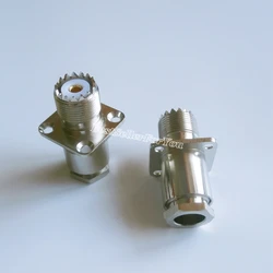 Abrazadera Panel UHF SO239 – Cable RG8 LMR400 RG214