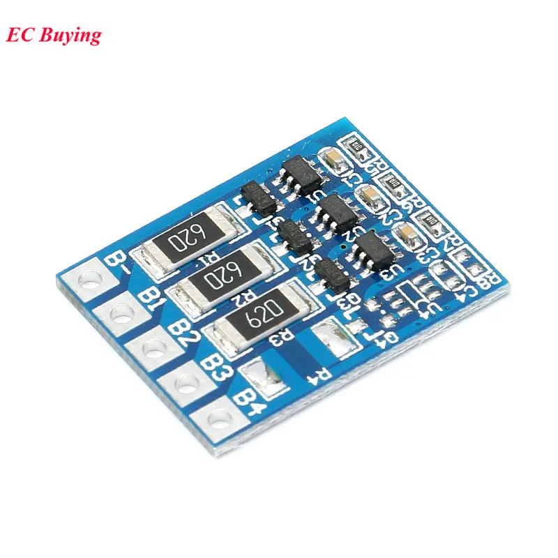 Balanceador de batería 3S 18650, placa PCB BMS Li-ion 11,1 V 12,6 V 18650, módulo de carga de batería, equilibrio de corriente de voltaje 4,2 V 66mA