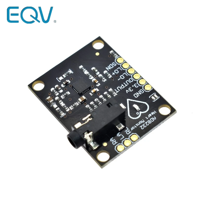 Módulo EQV Ecg AD8232, kit de módulo de sensor de monitoreo de pulso y corazón de medición ecg para Arduino UNO R3 - imagen 3