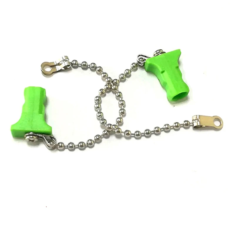 Tapa antipolvo SC con cadena para adaptador de fibra SC, tapón antipolvo para conector SC, Material plástico impermeable, 10 Uds. - imagen 3