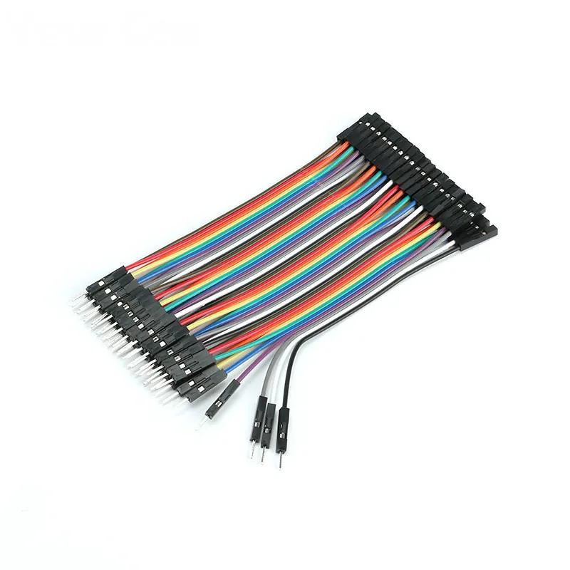 120 piezas 40P 10cm macho a macho, hembra a macho, y hembra a hembra conector de cable de puente de placa de pruebas cables de puente - imagen 4