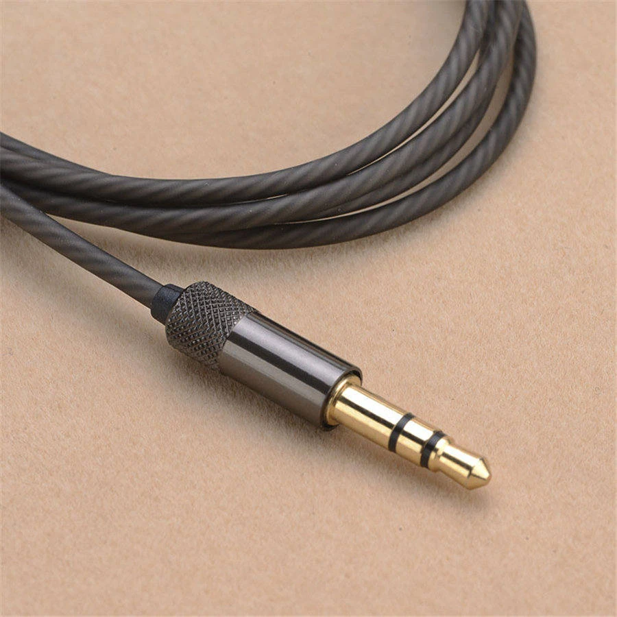 Cable de Audio para auriculares DIY, Cable de repuesto para auriculares Xiaomi de 3,5mm, Cable de reparación de auriculares de cobre y cristal único - imagen 2