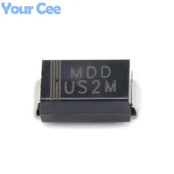 Diodo rectificador de recuperación rápida US1D US1J US1M US2M SMA SMD