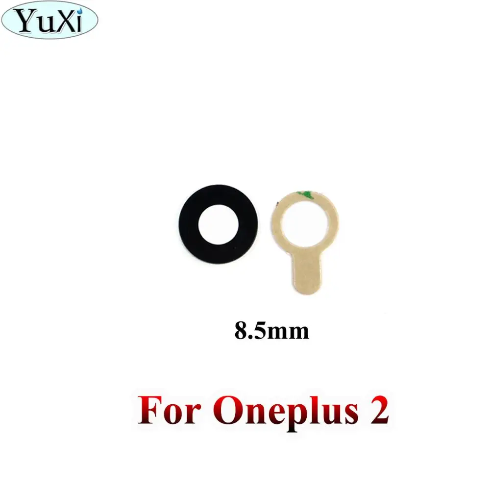 YuXi-cubierta de cristal para cámara trasera de Oneplus 3, 3T, A3000, A3003, A3010, Oneplus 1, 2, 5, 5T, A5000, 6, A6000, con pegatinas de pegamento - imagen 3