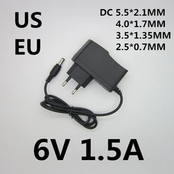 Adaptador Transformador AC/DC 6V 1.5A Universal – Enchufe UE/US