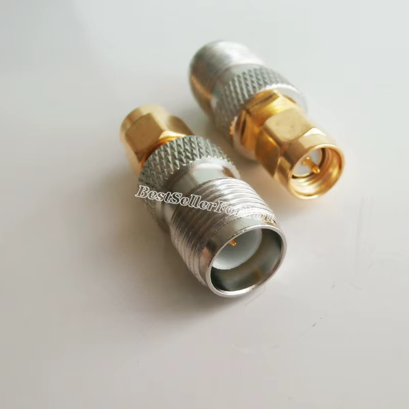 Adaptador RP TNC Hembra a SMA Macho Coaxial RF - imagen 4