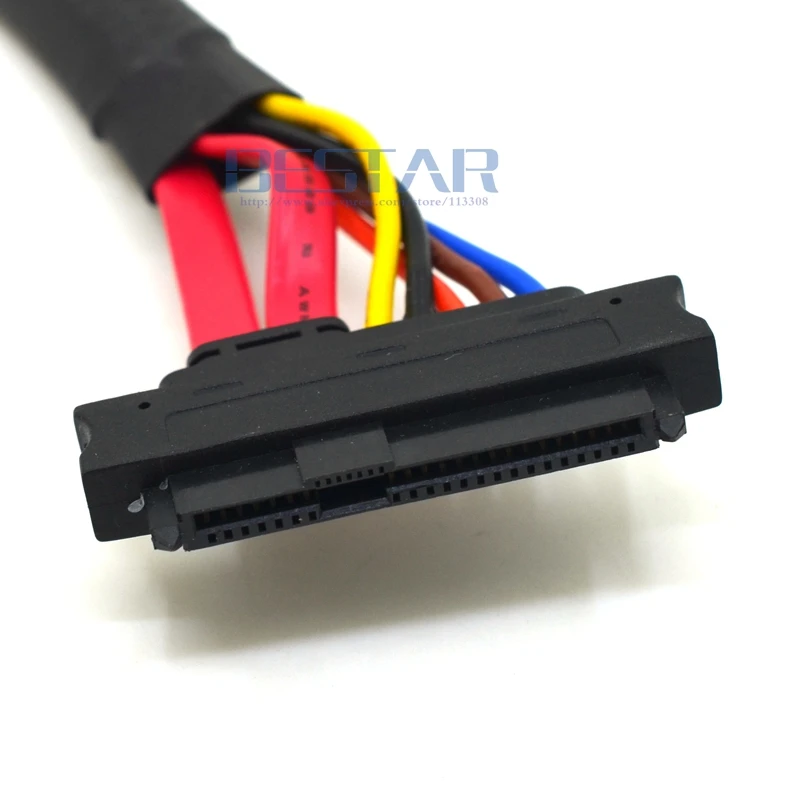 Unidad de disco duro SAS de 50CM, HDD SFF-8482 macho a SFF8482 hembra, Cable SAS de 29 Pines, Cables de extensión SFF 8482, 0,5 m - imagen 4