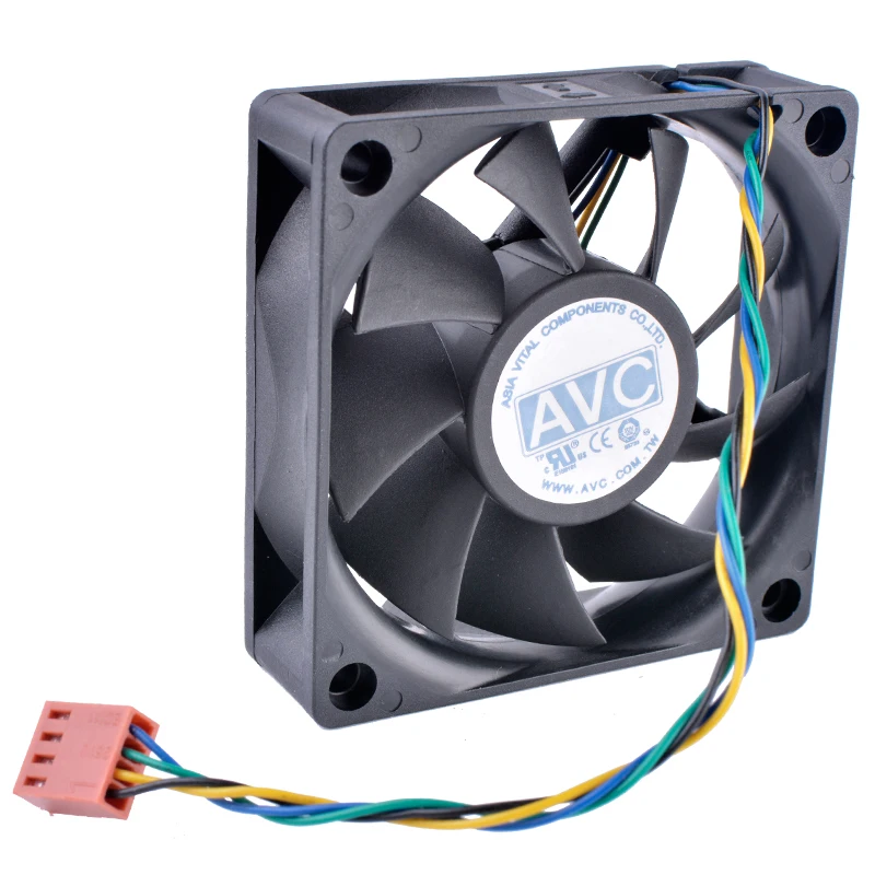 COOLING REVOLUTION DA07020T12U ventilador de 70mm, 7020, 70x70x20mm, 7cm, 12V, 0.70A, CPU de ordenador, 4 cables, 4 pines, PWM, ventilador de refrigeración de volumen de aire - imagen 4