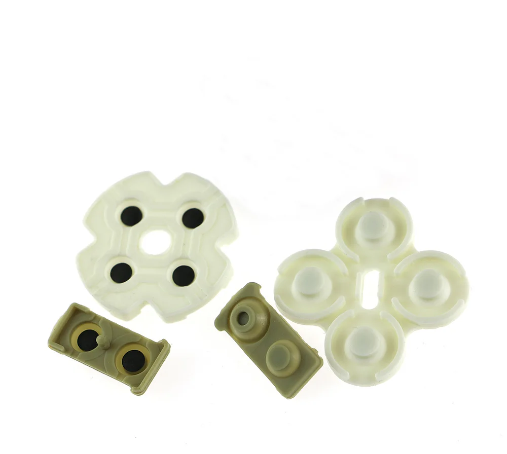 300 juegos de almohadillas de goma adhesivas conductoras para Playstation 3 PS3 controladores botones piezas de reparación reemplazo