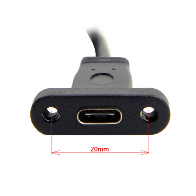 Cable de datos USB 3.1 tipo C USB-C hembra a USB 2.0 A macho para Macbook, tableta y teléfono móvil de 3 pies - imagen 4