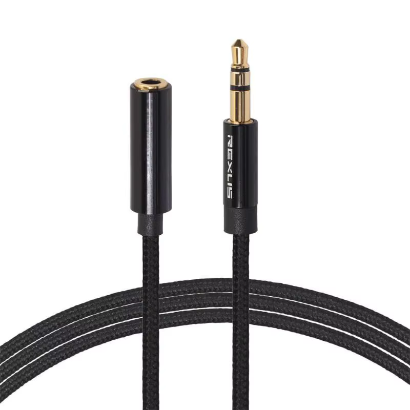 Extensor Jack 3,5mm REXUS – Macho a Hembra Audio Estéreo - imagen 2