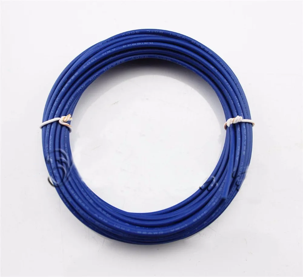 Cable electrónico trenzado de PVC, certificación UL, 5 metros, UL1007, 22awg, 1,6mm, #22 - imagen 5