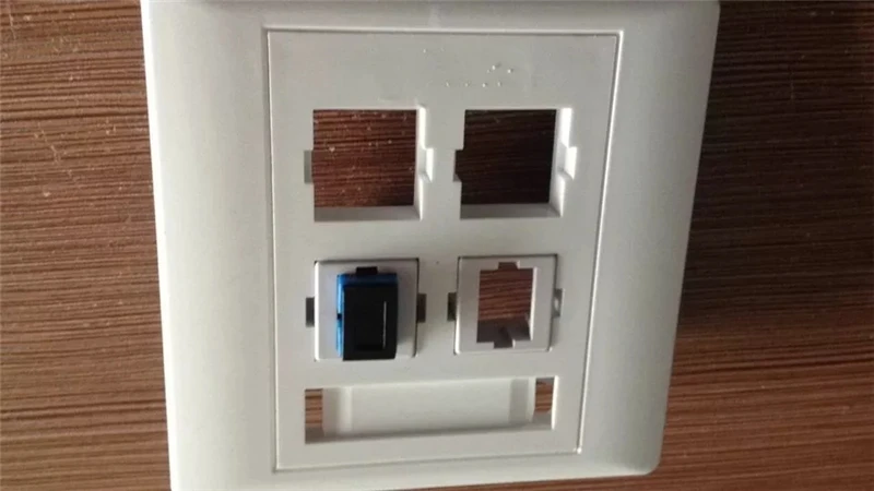 Clip SC para placa frontal de red de color blanco de plástico de fibra óptica envío gratis fábrica ELINK 100 Uds - imagen 4