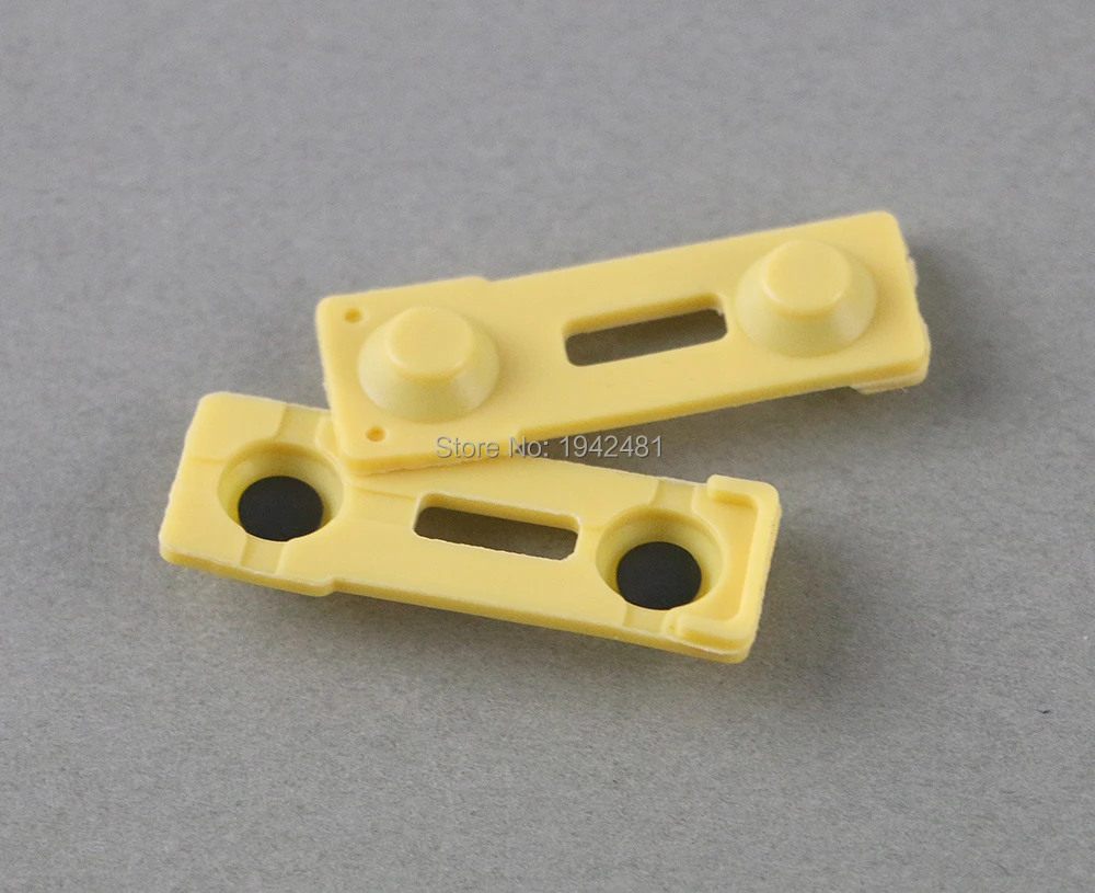 50 Uds L2 R2 almohadillas de silicona de goma conductora para reparación de controlador PS2 para Playstation 2 mango una versión de reemplazo - imagen 4