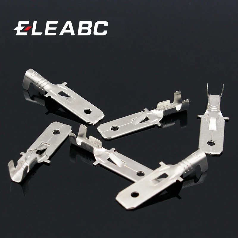 Conector de pala macho, Terminal de crimpado de 6,3mm - imagen 2